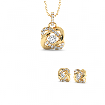 2.05 ct Diamond Jewelry Set