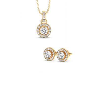 2.20 ct Diamond Jewelry Set