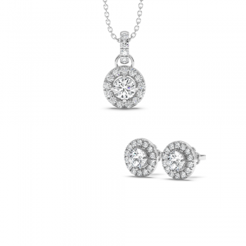 2.20 ct Diamond Jewelry Set
