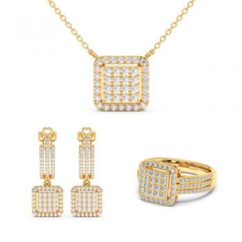 2.35ct Diamond Jewelry Set