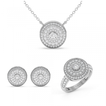 2.38ct Diamond Jewelry Set