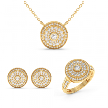 2.38ct Diamond Jewelry Set