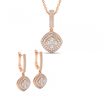 2.74 ct Diamond Jewelry Set