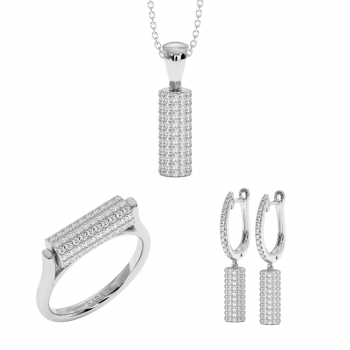 2.75ct Diamond Jewelry Set