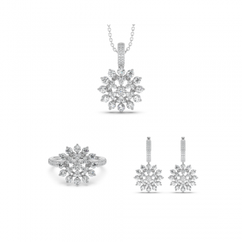 4.28ct Diamond Jewelry Set