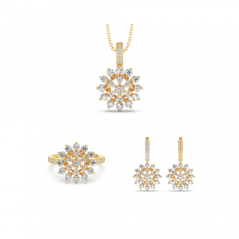 4.28ct Diamond Jewelry Set