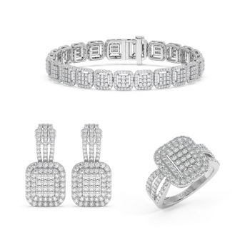 5.12ct Diamond Jewelry Set