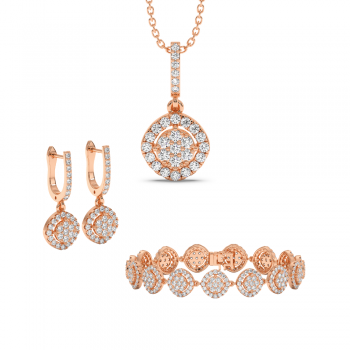 6.64 ct Diamond Jewelry Set