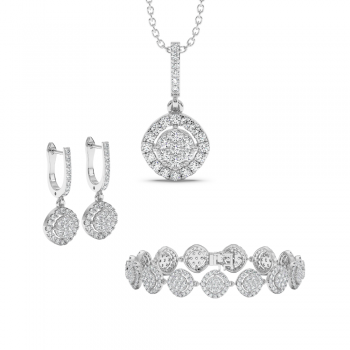 6.64 ct Diamond Jewelry Set