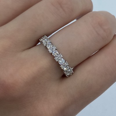 1.85 ct diamond Eternity wedding ring