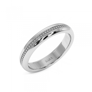0.08ct diamond wedding rings