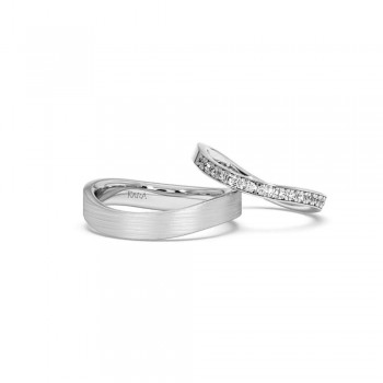 0.20ct diamond wedding rings