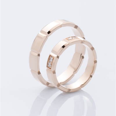 0.21 ct diamond wedding rings