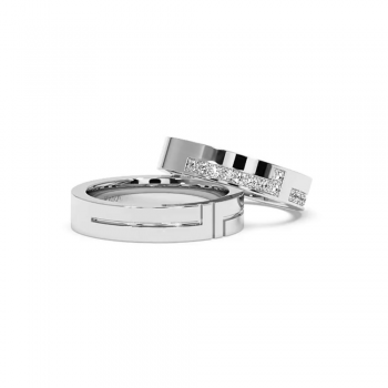 0.23 ct diamond wedding rings