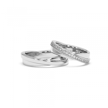 0.31ct diamond wedding rings