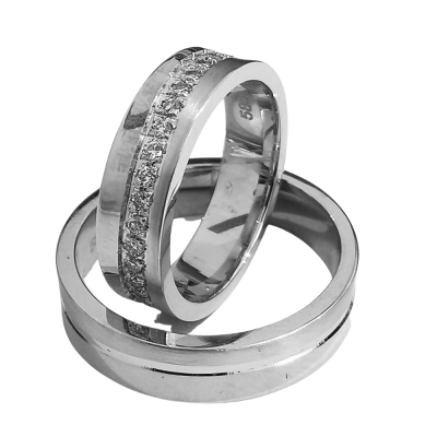 0.35 ct diamond wedding rings