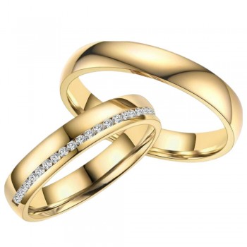 0.40 ct diamond wedding rings