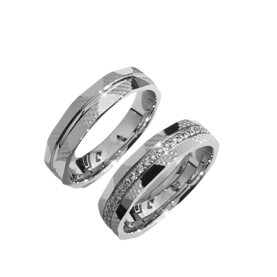 0.40 ct diamond wedding rings