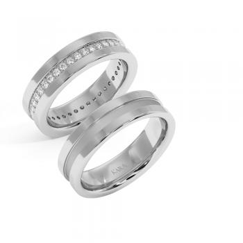 0.40ct diamond wedding rings