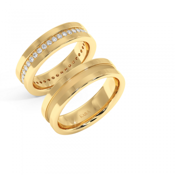 0.40ct diamond wedding rings