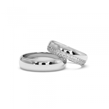 0.56 ct diamond wedding rings