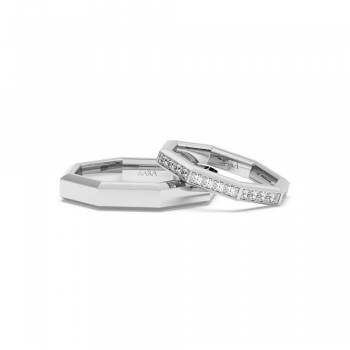 0.59 ct diamond wedding rings