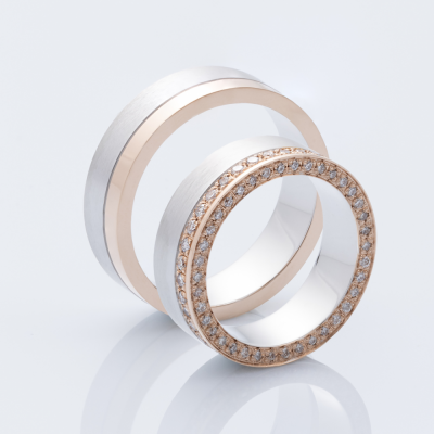 0.59 ct diamond wedding rings