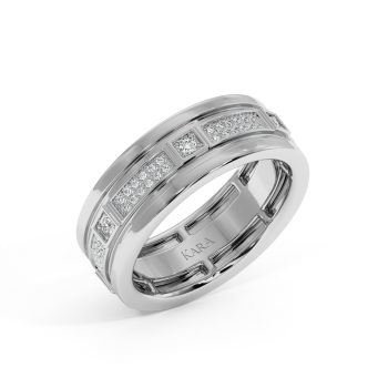 0.82ct diamond wedding rings