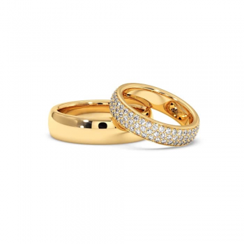 1.47 ct diamond wedding rings