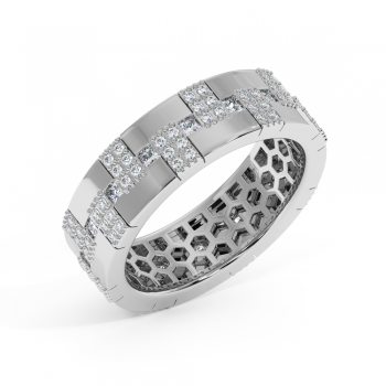 1.96ct diamond wedding rings