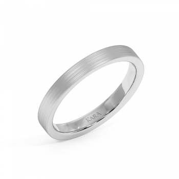 Wedding rings with a Princess Cut Diamond of 0.04ct and Round Diamonds of 0.03ct