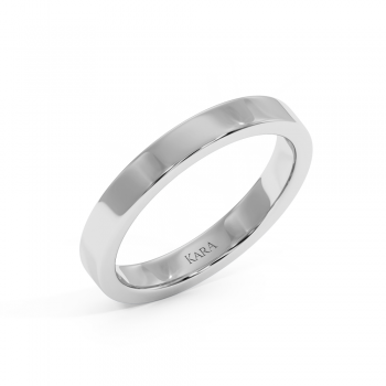 Wedding rings with a 0.08ct Princess Cut Diamond and 0.18ct Round Diamonds