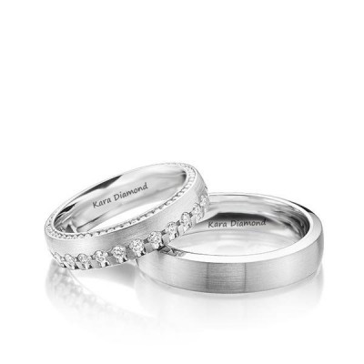 0.50 ct diamond wedding rings