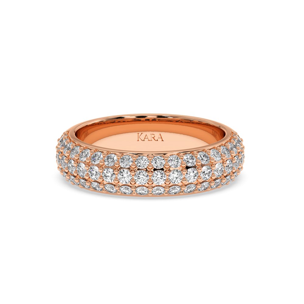 1.07ct Diamond Wedding Ring