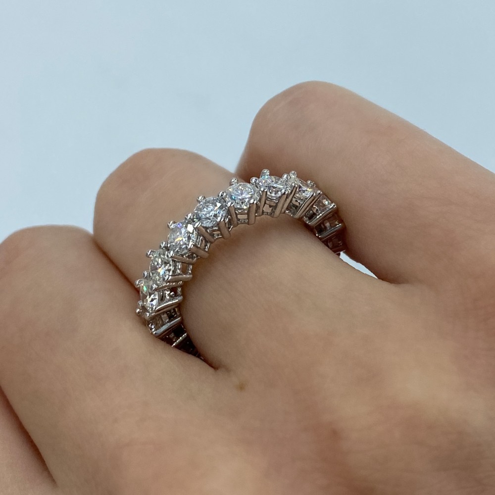 3.60 ct diamond Eternity wedding ring