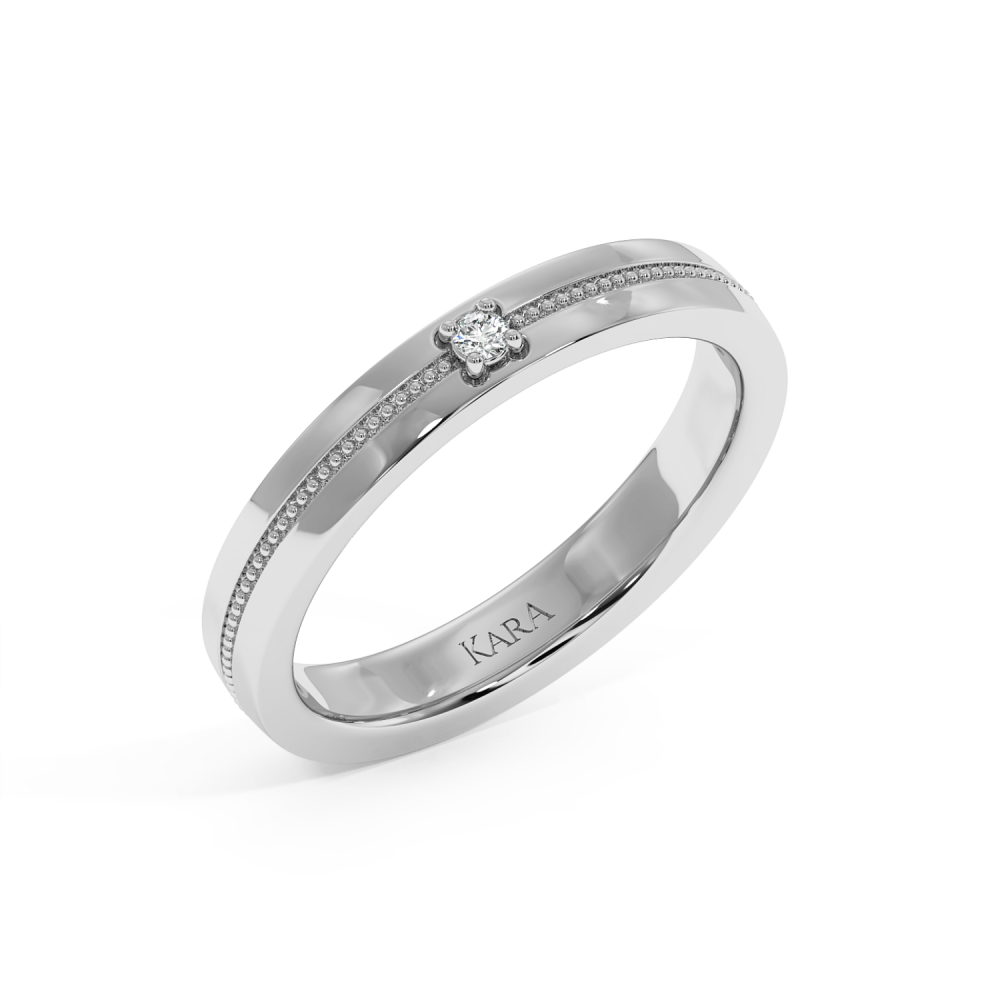 0.02ct diamond wedding rings