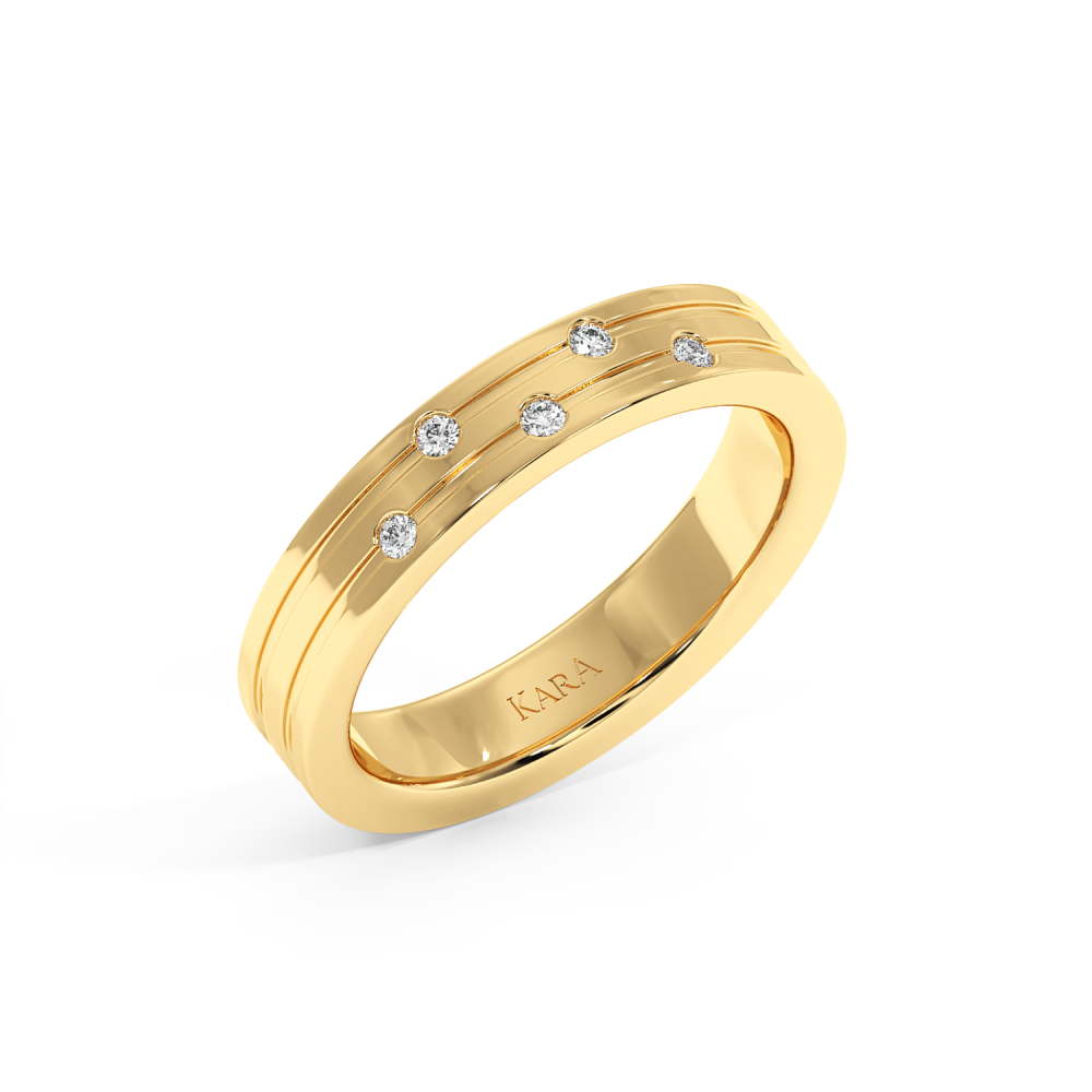 0.06ct diamond wedding rings