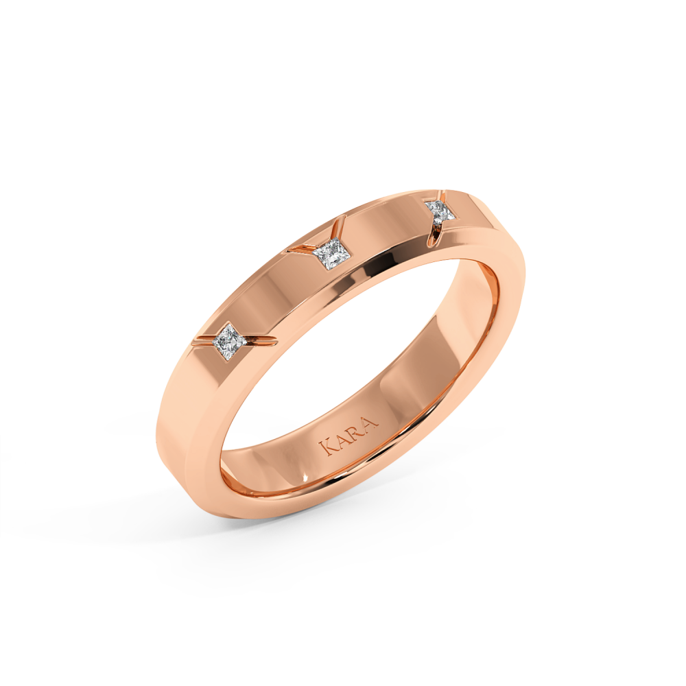 0.06ct diamond wedding rings