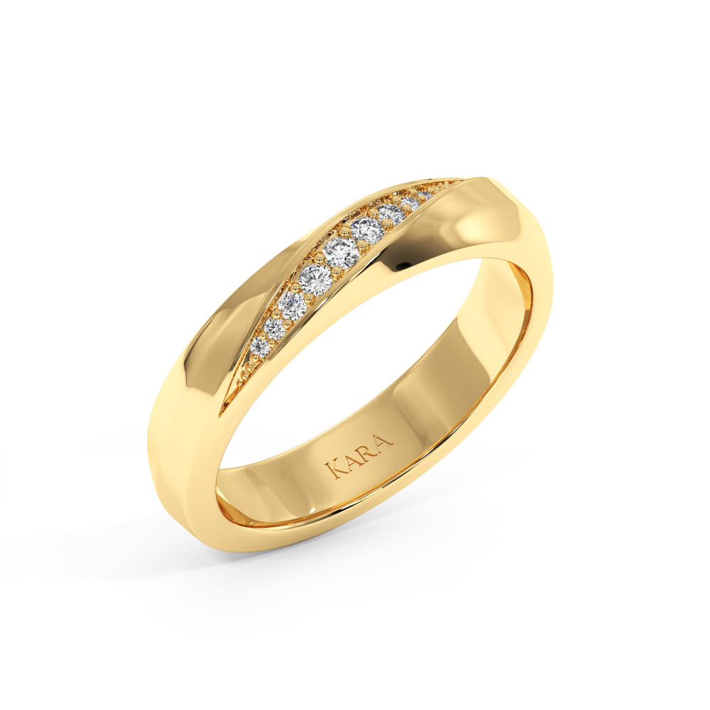 0.06ct diamond wedding rings