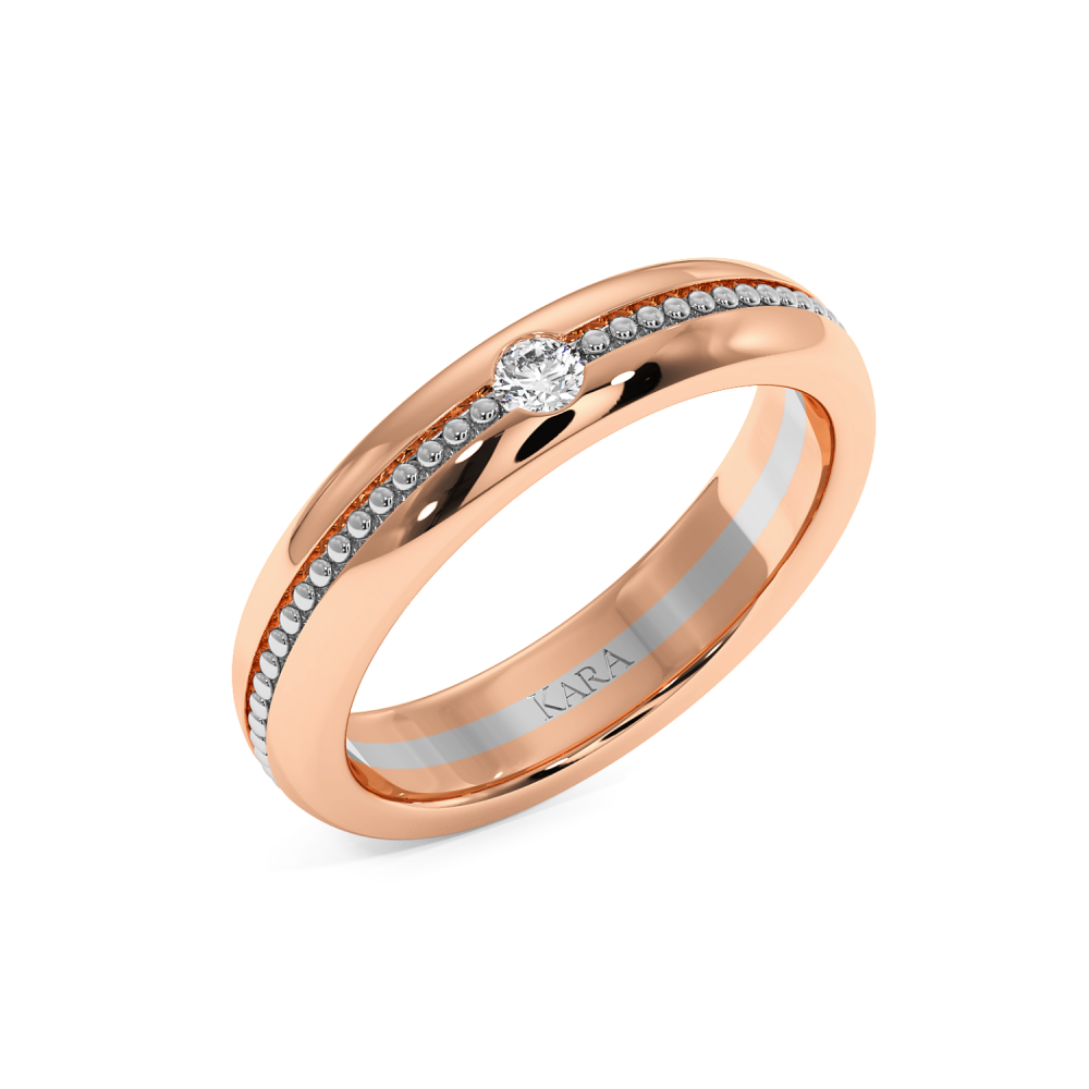 0.08ct diamond wedding rings