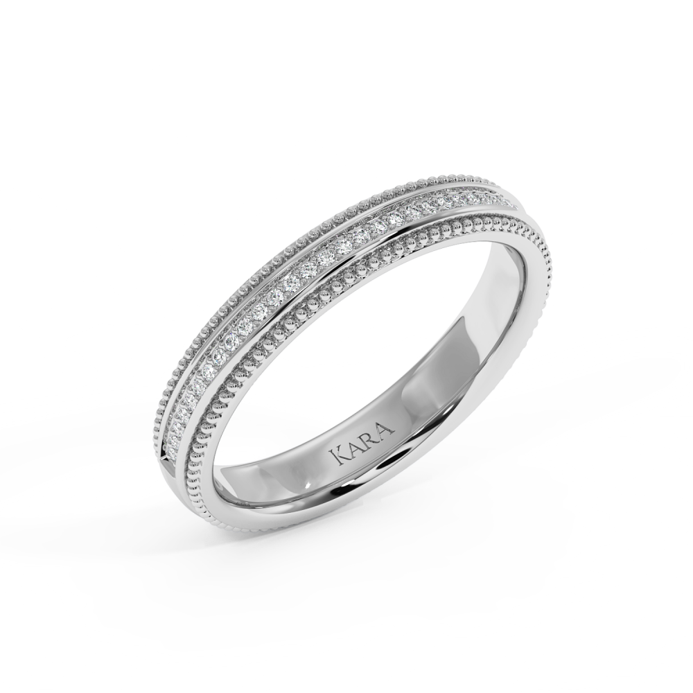0.09ct diamond wedding rings