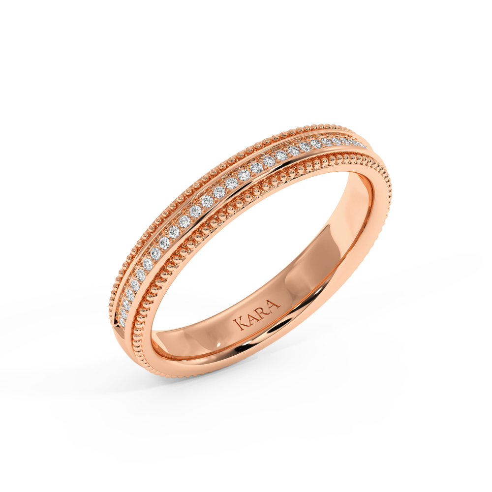 0.09ct diamond wedding rings