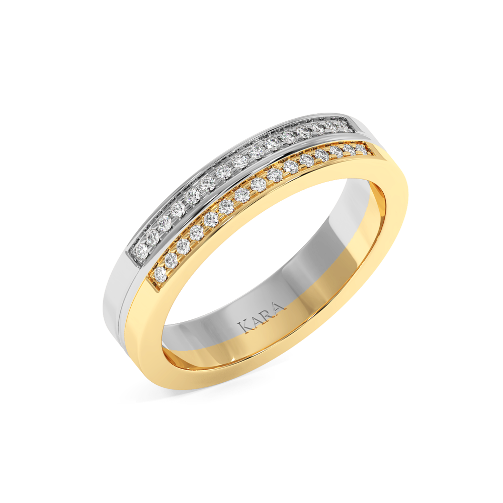 0.11ct diamond wedding rings