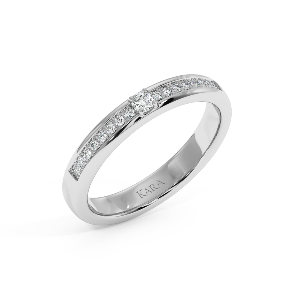 0.11ct diamond wedding rings
