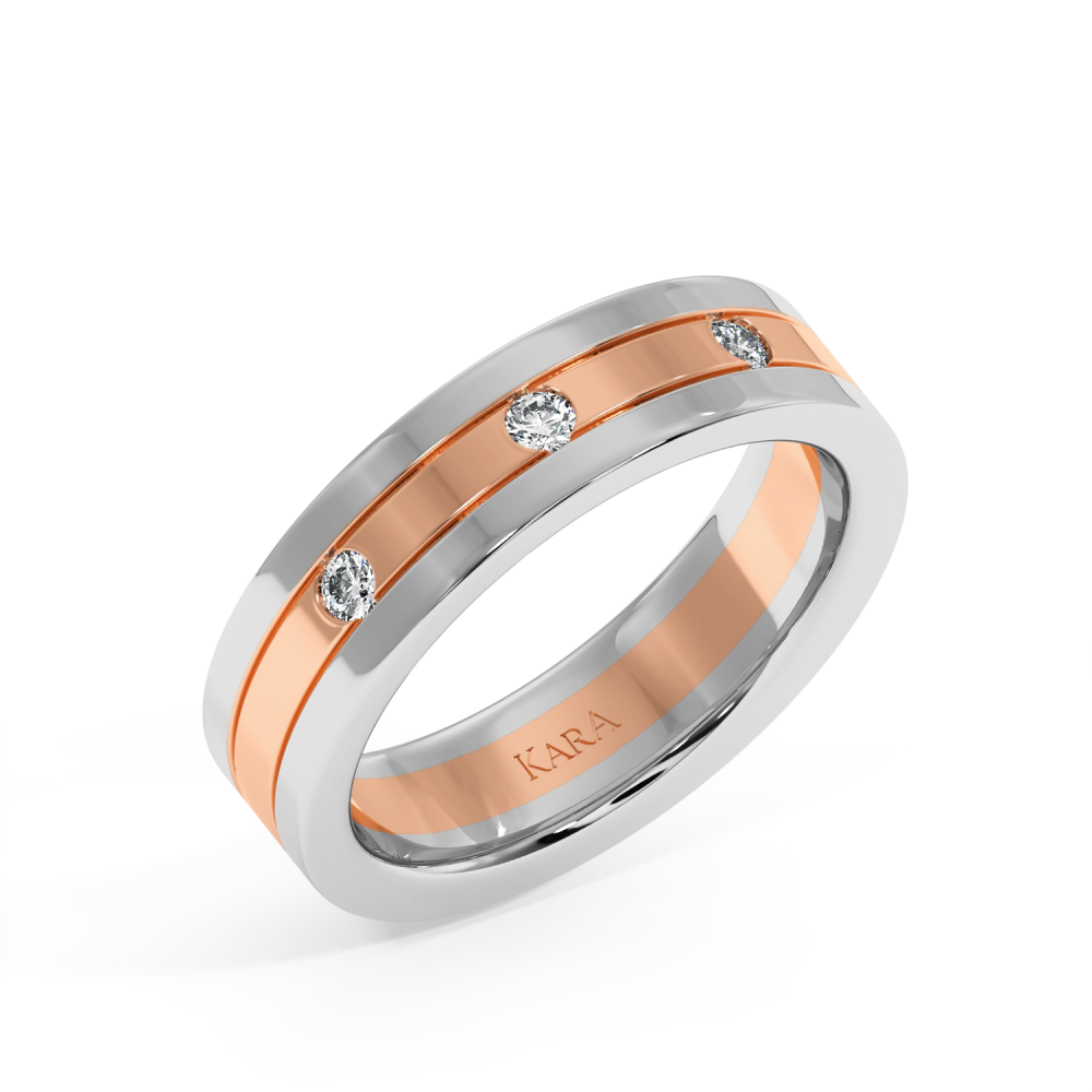0.12ct diamond wedding rings