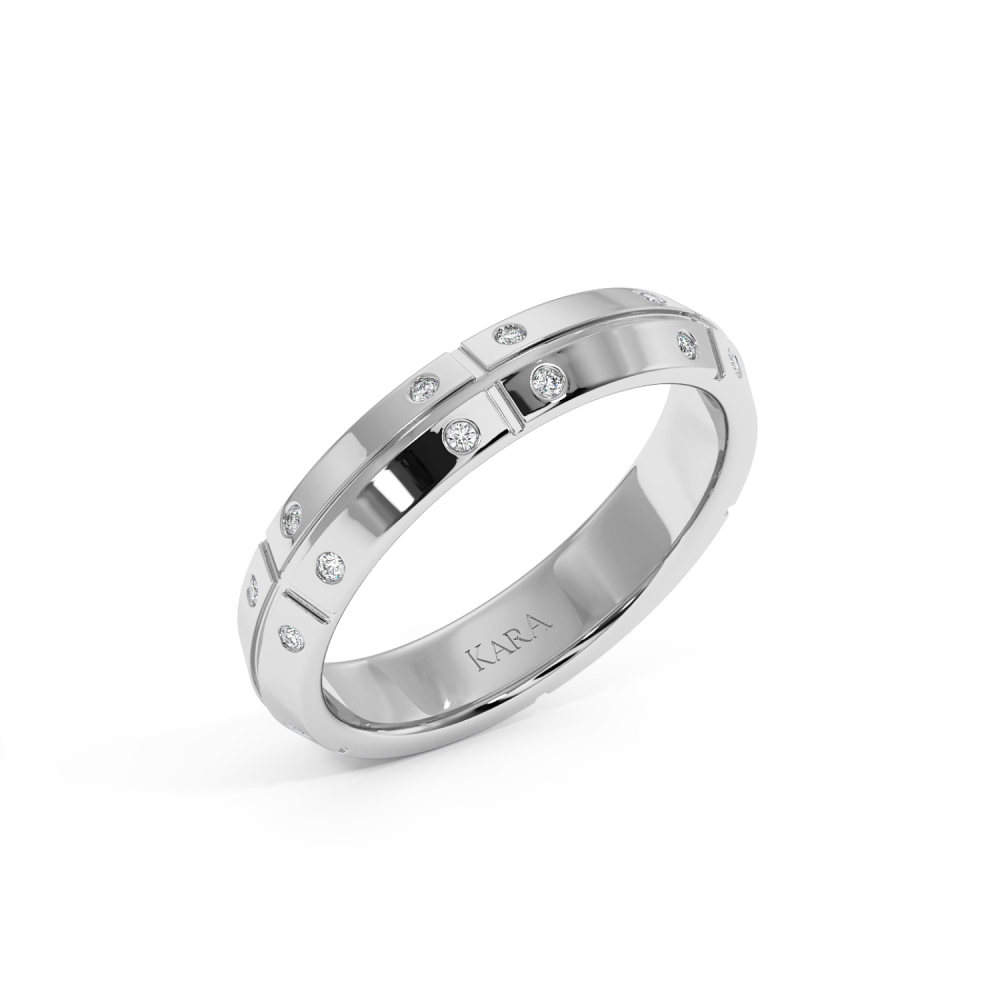 0.12ct diamond wedding rings