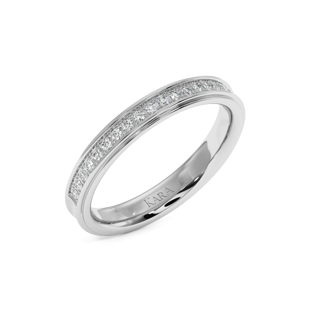 0.13ct diamond wedding rings