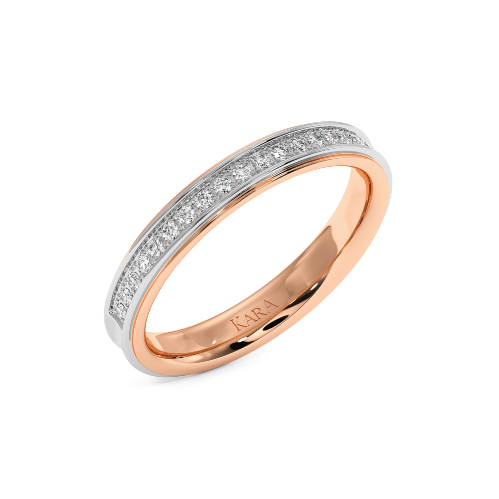 0.13ct diamond wedding rings