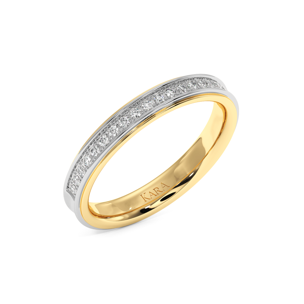 0.13ct diamond wedding rings