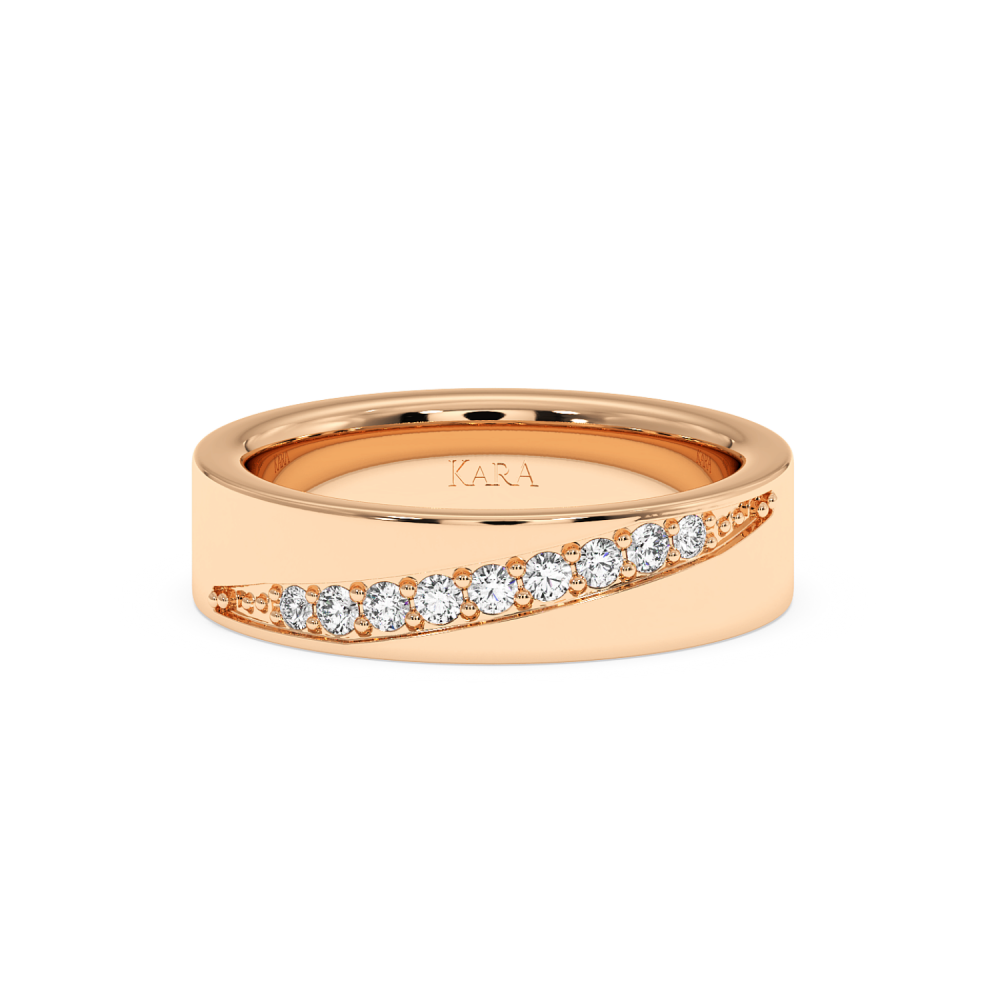 0.18 ct diamond wedding rings